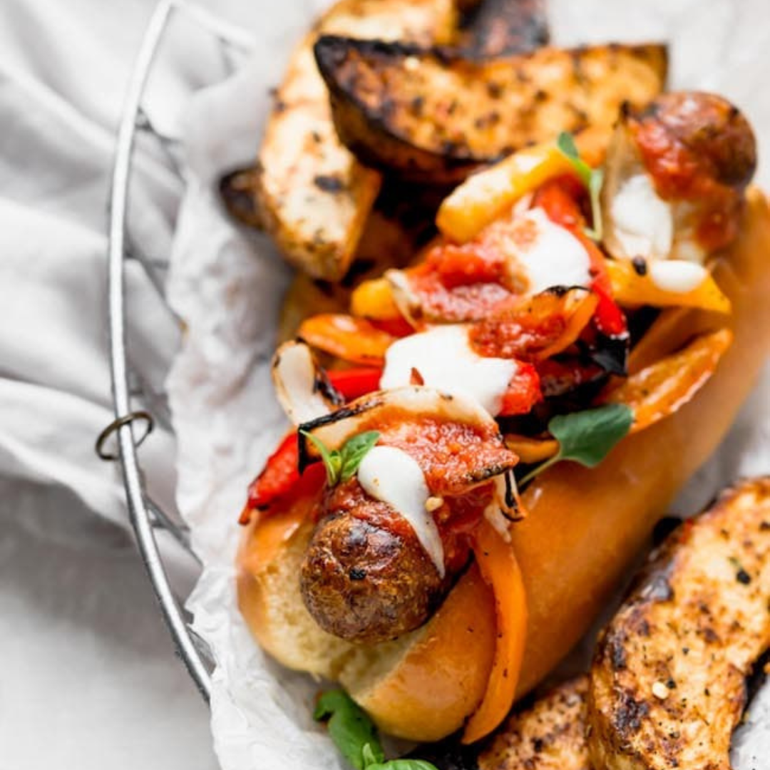 Grilled Italian Sausage and Peppers