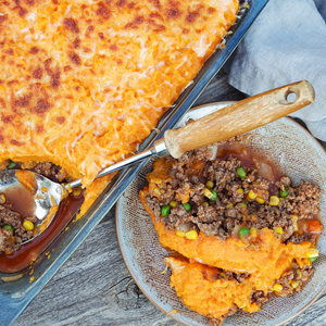 Beef & Sweet Potato Shepherd’s Pie